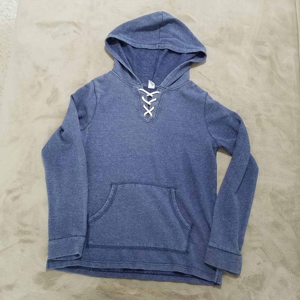 Old Navy Girls Blue Hoodie Sweater Size L (14)